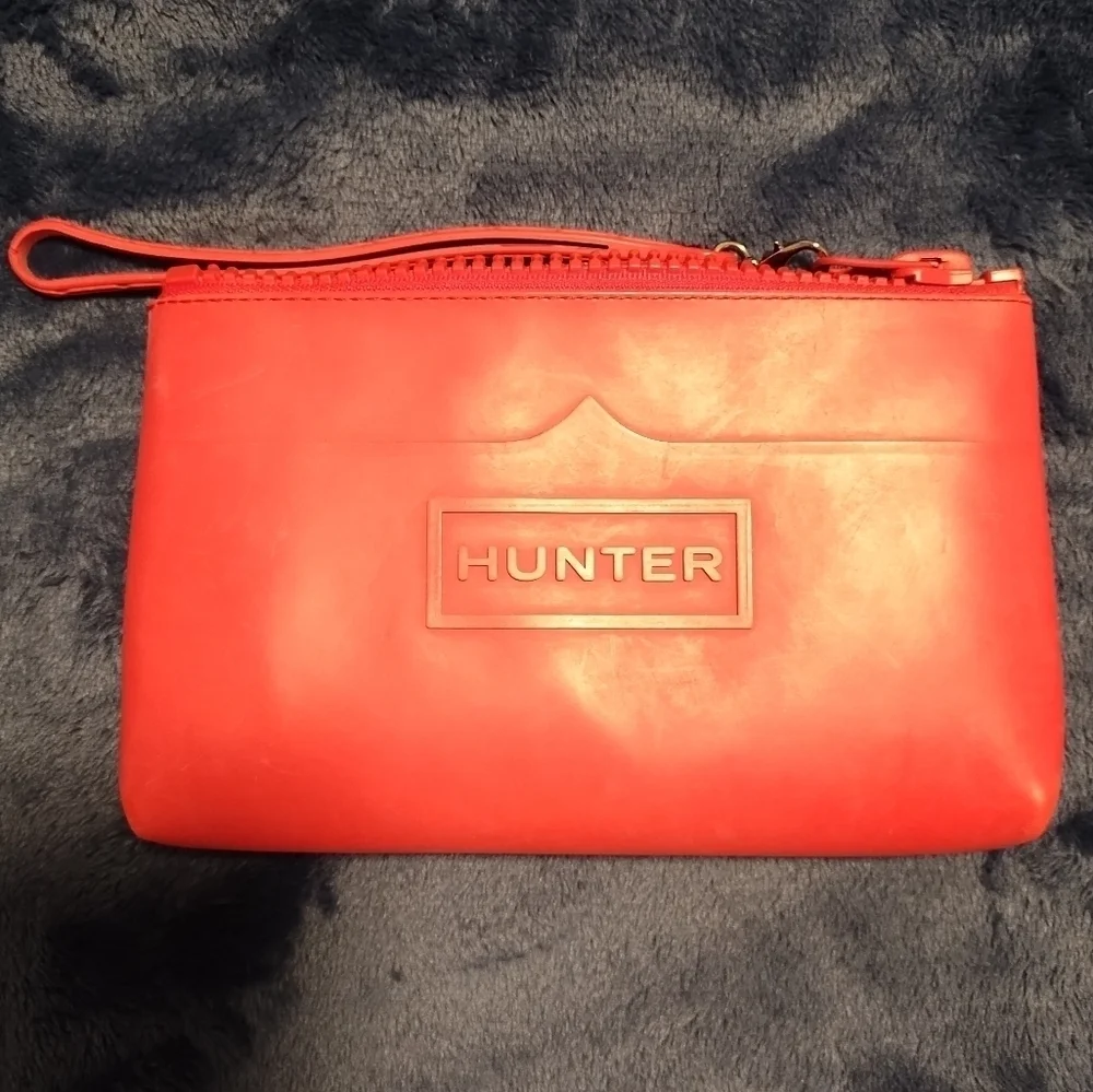 Hunter Red Wristlet Pouch